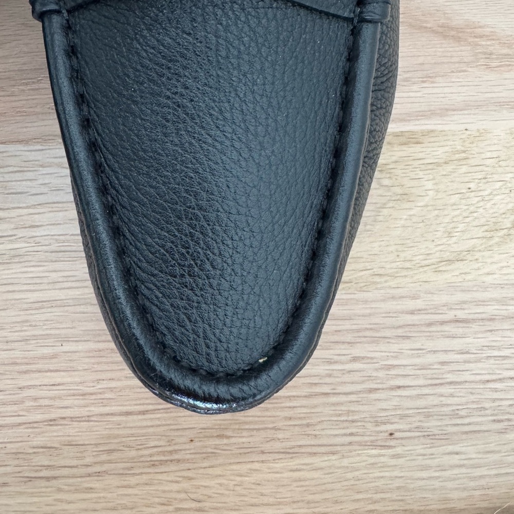 GUCCI Men's Horsebit loafers Black & Silver Sz 9.5 EUC - Picture 3 of 11
